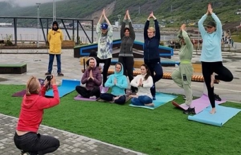 VIII International Day of Yoga Celebrations in Magadan - 2022